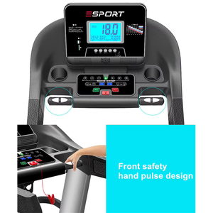 Hsm điện cơ giới Máy chạy bộ chất lượng cao chuyên nghiệp 2.5 động cơ cho nhà phòng tập thể dục sử dụng có thể gập lại LCD hiển thị 150kg người dùng trọng lượng - Product Image 2