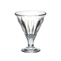 Bol à glace texturé de 210 ml, motif géométrique en diamant, bol évasé, style bohème, qualité alimentaire, couleur personnalisée, logo en verre