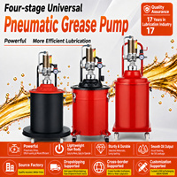 Pompe à graisse pneumatique basse pression 20L 35 MPa et distributeur de lubrifiant avec pistolet à graisse à commande pneumatique pour machines