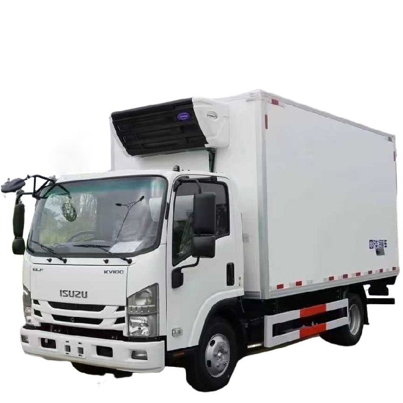 Грузовик-рефрижератор ISUZU, охлаждающий фургон с мобильным холодным отгоном, 5 тонн, продажа
