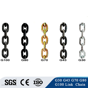 Cadena de Acero Soldada Maxplus G80 para Pesca y Elevación, Cadena de Transmisión para Transportadores de Tamaño Personalizado, Cadena de Eslabones G80 para Pesca - Product Image 3