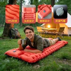 Colchoneta Inflable Automática para Acampar al Aire Libre, Material TPU, Individual, Portátil, Plegable, Rectangular, Resistente a la Humedad - Product Image 1