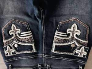 Nuovi <span class=keywords><strong>Jeans</strong></span> da <span class=keywords><strong>Uomo</strong></span> Personalizzati <span class=keywords><strong>di</strong></span> Alta Qualità, Design <span class=keywords><strong>di</strong></span> Lusso, <span class=keywords><strong>Marca</strong></span> <span class=keywords><strong>di</strong></span> Moda, Stile Hip Hop Y2K con Ricami, <span class=keywords><strong>Jeans</strong></span> Streetwear - Product Image 4
