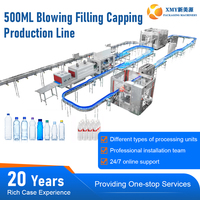 Ligne de remplissage d'eau en bouteille PET clé en main de 500 ml (36000-81000 BPH) avec soufflage, remplissage et bouchage pour boissons à base de pulpe de fruits