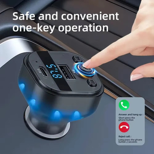 <span class=keywords><strong>Cargador</strong></span> de coche USB tipo C, transmisor FM Bt, <span class=keywords><strong>cargador</strong></span> USB inalámbrico para coche, reproductor de MP3 manos libres para 15 adaptadores <span class=keywords><strong>Xiaomi</strong></span> 14 - Product Image 4