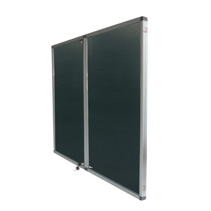 Tùy chỉnh khung nhôm viết bảng thông báo có thể khóa bảng phấn cho mục đích tin nhắn - Product Image 4