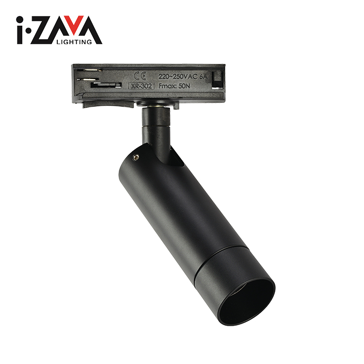 Commercial Hotel Book Store Spotlight Lead Rail Mounting Aluminum 4W COB LED Track Light