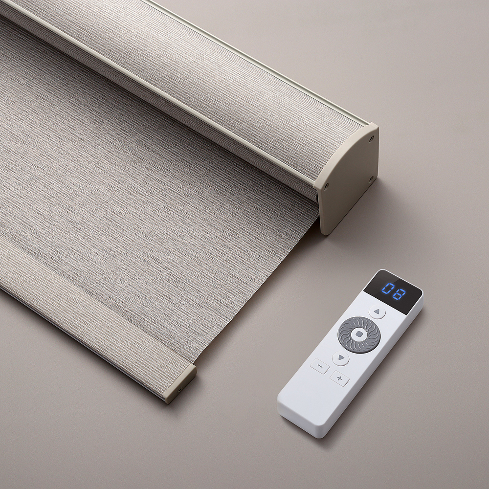 Smart Home Window Blinds Blackout Roller Shades Electric Remote Control Motorized Automated Indoor Curtain · image 12
