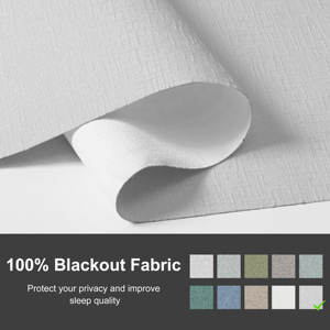 Cortinas romanas inalámbricas para ventanas Tamaño personalizado y color Blackout Cortinas romanas Telas Persiana romana para tratamiento de ventanas - Product Image 5