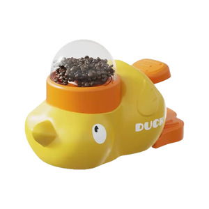 Distributore di Cibo a Forma di Paperella Gialla per Cani e Gatti, Giocattolo Interattivo Automatico per l'Addestramento e l'Alimentazione degli Animali Domestici - Product Image 5