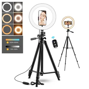 ring light 10 inch led Dimmable light ring led anillo de luz photography ring fill light lamp for makeup