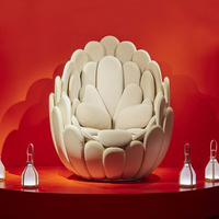 Chaise de canapé simple et moderne en forme de lotus design haut de gamme personnalisé créatif chaise de loisirs rotatif chambre à coucher appartement
