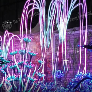 Lampe décorative LED en forme de vigne, écologique, à effet lumineux féérique, pour extérieur, jardin, parc, festivals et événements - Product Image 4