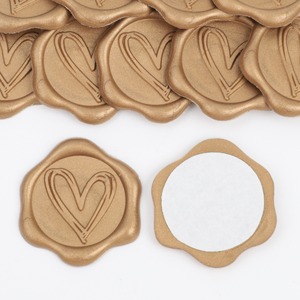 Vente chaude Enveloppe Emballage Amour <span class=keywords><strong>Cire</strong></span> <span class=keywords><strong>Sceau</strong></span> Autocollants <span class=keywords><strong>Personnalisé</strong></span> Gaufrage <span class=keywords><strong>Cire</strong></span> <span class=keywords><strong>Sceau</strong></span> Étiquettes D'étanchéité <span class=keywords><strong>Cire</strong></span> Autocollant - Product Image 5