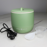 Mini Cuiseur à Riz Multifonction 300W 1.6L Capacité 1-3 Personnes Commande Tactile Pot de Cuisson Intelligent Tasse à Mesurer Pot Intérieur en Céramique