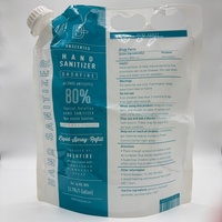 Sachet Doypack Personnalisé à Impression Numérique 500ML 1L pour Lessive, Shampoing, Savon Liquide pour les Mains, Recharge avec Bec Verseur