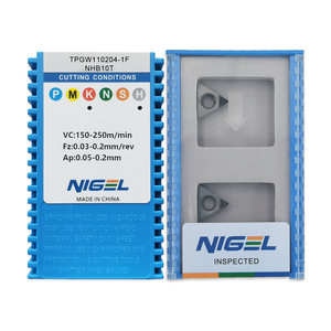 Nigel độ chính xác cao tpgw110204 CBN chèn Máy tiện chuyển công cụ máy độ cứng cao <span class=keywords><strong>pcbn</strong></span> cắt cho chế biến nhôm - Product Image 2