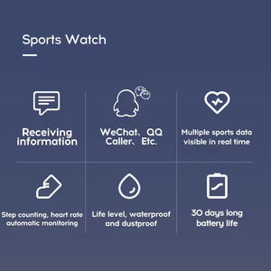 Montre connectée Y68 avec écran sport, best-seller, bracelet intelligent de suivi de santé et de fitness, montre connectée D20 - Product Image 2
