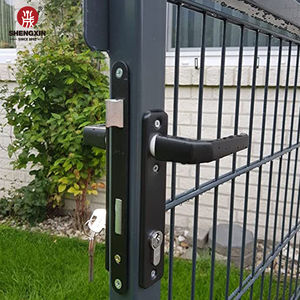 Porte de clôture en treillis métallique double 2D - Product Image 5