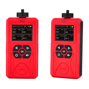 Détecteur de gaz portable multifonctionnel à pompe d'aspiration CH4 O2 CO H2S CO2 NH3 PH3 H2 VOC <span class=keywords><strong>HF</strong></span> HCN CL2 NO Détecteur de gaz portable 4 en 1 - Product Image 1