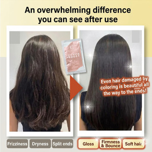 Tratamiento hidratante para el cabello con colágeno y proteína en polvo fino 3g para un cabello fácil de peinar - Product Image 6