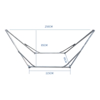 Polar Everest accessoires de camping en plein air pliant Portable hamac Support de stockage Double hamac support pour balançoire sommeil