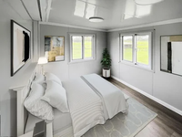MAISON CONTENEUR EXTENSIBLE EN ACIER ET PANNEAUX SANDWICH DE DESIGN POSTMODERNE POUR HÔTEL DE LUXE ET ESPACE VILLA JARDIN