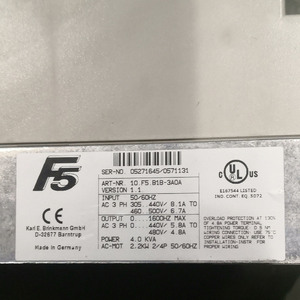 อินเวอร์เตอร์ KEB รุ่น 10.F5.C1B-3A0A VFD AC Drive 4.0KW 4.0kVA สามเฟส 400V - Product Image 4