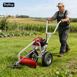 Scie à débroussaillage à essence robuste avec bouclier anti-débris renforcé, cadre principal réglable multi-angles pour un débroussaillage efficace - Product Image 5