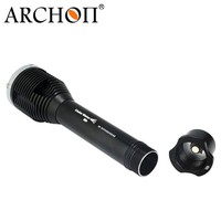 ARCHON D22 Lampe de plongée professionnelle 1000LM, lumière de plongée 6500K LED, torche portative étanche à 150m pour le sauvetage et la recherche