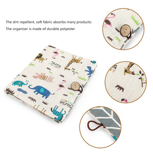 Bolsa portátil para guardar pañales de bebé con espejo y bolsillos para uso en viajes - Product Image 2