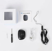 Alarme de sécurité personnelle SOS, mini traceur GPS en temps réel, dispositif de suivi GPS pour enfants et personnes âgées avec fonction d'appel de panique
