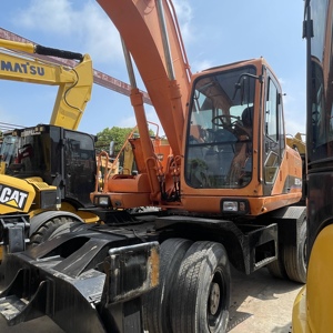 รถขุดล้อยี่ห้อ DOOSAN รุ่น DX210W-9 ขนาด 21 ตัน รถขุดเคลื่อนที่สำหรับงานก่อสร้าง - Product Image 2