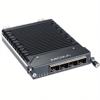 Commutateur Ethernet modulaire Moxa Lm-7000H-4Gsfp, 4 ports SFP, qualité industrielle