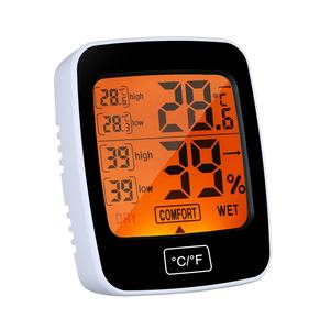 Mini-Thermo-Hygromètre Numérique <span class=keywords><strong>d</strong></span>'Intérieur Haute Précision avec Grand Écran LCD Clair et Rétroéclairage, en Plastique, Indicateur de Niveau de Confort, <span class=keywords><strong>Appareil</strong></span> Domestique OEM - Product Image 1