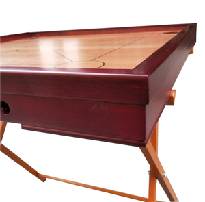 Vecchio Shanghai pieghevole tavolo in legno massello per anziani Standard ricreazione Kronchis Puzzle piscina in pelle di lana dipinta - Product Image 4