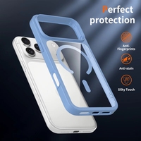 Nouvelle conception Étui magnétique transparent pour iPhone 18 17 Pro Anti-jaunissement Fin Léger Antichoc Coque de téléphone portable
