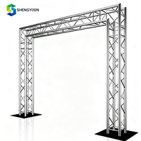 Structure de scène en aluminium robuste pour suspendre enceintes et éclairages