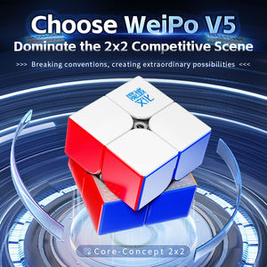 Moyu <span class=keywords><strong>weipo</strong></span> V5 2x2ลูกบาศก์20-แกนลูกบอลแม่เหล็กปริศนาผ้าวิเศษลูกบาศก์ของเล่นสำหรับเด็กมืออาชีพของขวัญ - Product Image 6