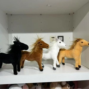 ตุ๊กตาม้าสีดำขาว ม้าอัคฮาล-เตเก ม้าอเมริกันเพ้นท์ ม้าฮูคูล ของเล่นตุ๊กตาอัพพาลูซ่า ตุ๊กตาสัตว์นุ่ม หมอนของเล่นสำหรับเด็ก - Product Image 3