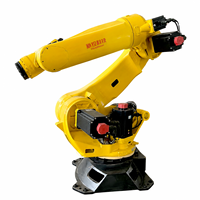 Bras de robot industriel à 6 axes avec moteur PLC, capacité de charge de 210 kg, portée de 2700 mm, haute précision pour la manutention de matériaux lourds et l'automatisation