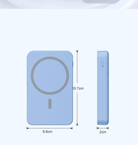 Tbfitportable Mini ngân hàng điện công suất cao <span class=keywords><strong>5</strong></span> \ 10000mAh 15W nhanh sạc đầu ra từ sạc không dây cho On-The-Go điện - Product Image 2