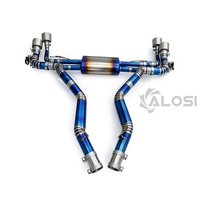 Sistem Knalpot Katup Paduan Titanium untuk BMW XM G09 4.4T 2022+ Ringan Berkinerja Tinggi Knalpot Catback Titanium