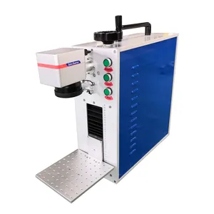 Portable Mini Laser Marker 20W 30W 50W Fiber Laser Marking Machine QR Code Laser Engraving Machine