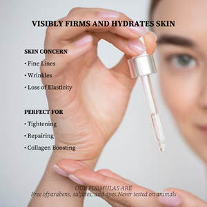 फाइन लाइन उपचार एंटी-एजिंग फेस सीरम हाइलूरोनिक एसिड हर्बल कॉपर पेप्टाइड्स एंटी-झुर्रियों की मरम्मत के लिए - Product Image 5