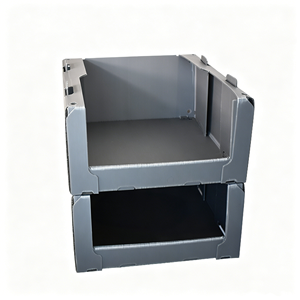 PP Hollow <b>Sheet</b> <b>Plastic</b> Storage Bin with Dividers for Classified Storage Document Organizing and Precision Parts Packaging - Product Image 1