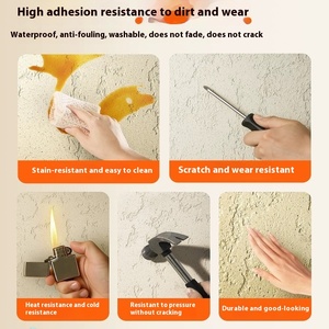 Thiết kế hiện đại nội thất/ngoại thất tường sơn chống ẩm đá lỏng kết cấu lớn slab lyme đá hiệu ứng - Product Image 4