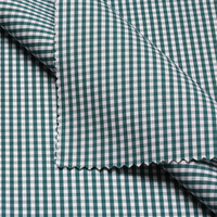 Tissu pour chemises tendance, tissé, teint en fil, extensible, en coton, nylon et élasthanne, à rayures et à carreaux, pour hommes, femmes et enfants