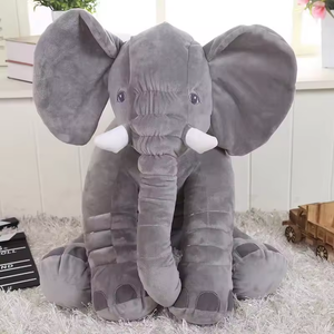Peluche de Elefante de 30/40/60 <span class=keywords><strong>CM</strong></span>, Juguete de Peluche Suave, Peluche Grande para Decoración de Habitación Infantil - Product Image 1