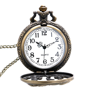Vintage pendentif chaîne <span class=keywords><strong>ancienne</strong></span> horloge Bronze Animal cheval Quartz collier <span class=keywords><strong>montre</strong></span> <span class=keywords><strong>de</strong></span> <span class=keywords><strong>poche</strong></span> pour cadeau <span class=keywords><strong>de</strong></span> noël - Product Image 3